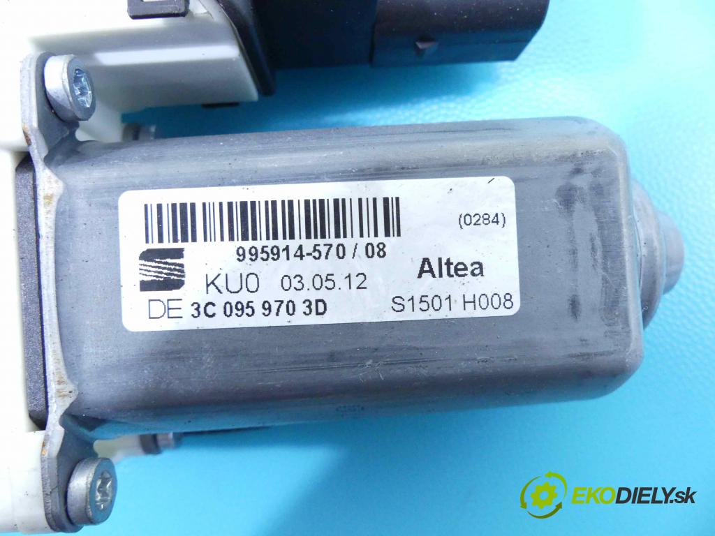 Seat Altea 1.6 tdi 90 hp manual 66 kW 1598 cm3 5- mechanismus stahování zadní levý 3C0959703D