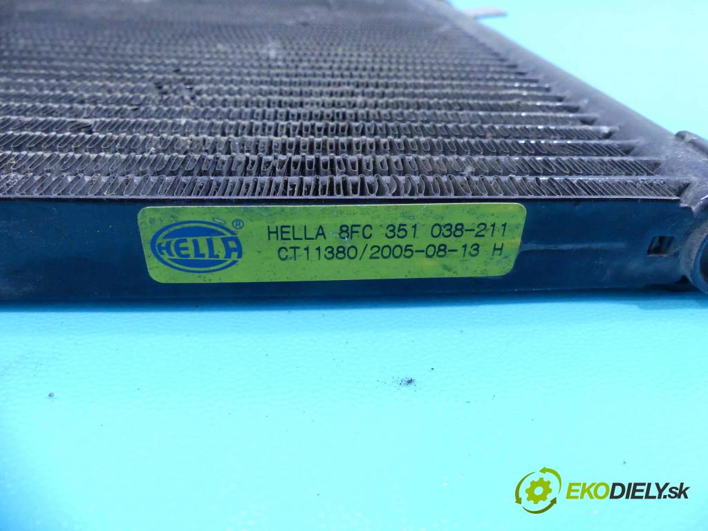 Bmw 3 E46 1998-2007 2.0d 150 HP manual 110 kW 1995 cm3 3- chladič klimatizácie 8FC351038-211 (Chladiče klimatizácie)