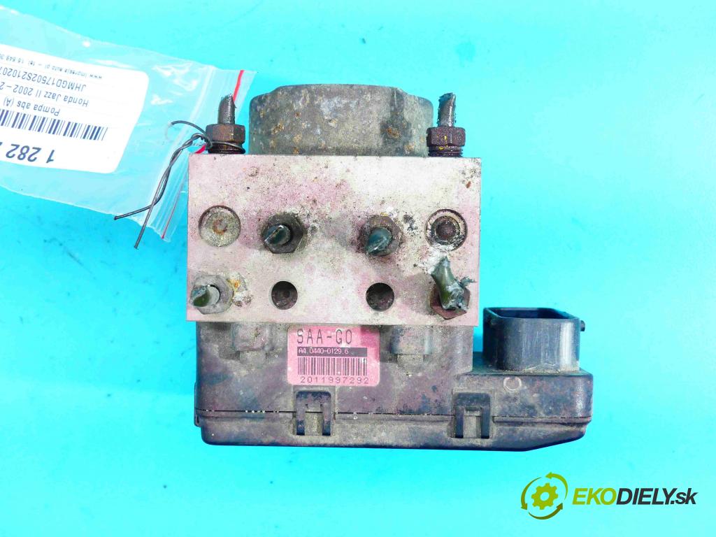 Honda Jazz II 2002-2008 1.3 83 HP manual 61 kW 1339 cm3 5- čerpadlo abs SAA-G0 (Pumpy ABS)