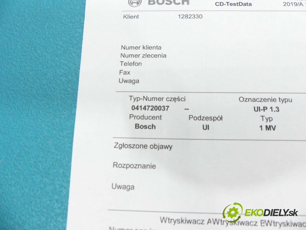 Vw Passat B5 1995-2005 1.9 tdi 101 HP manual 74 kW 1896 cm3 4- vstrekovacie čerpadlo 0414720037 (Vstrekovače)