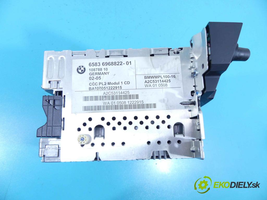 Bmw 5 E60 2003-2010 2.5d 163 HP manual 120 kW 2497 cm3 5- Radio originál 6968822-01
