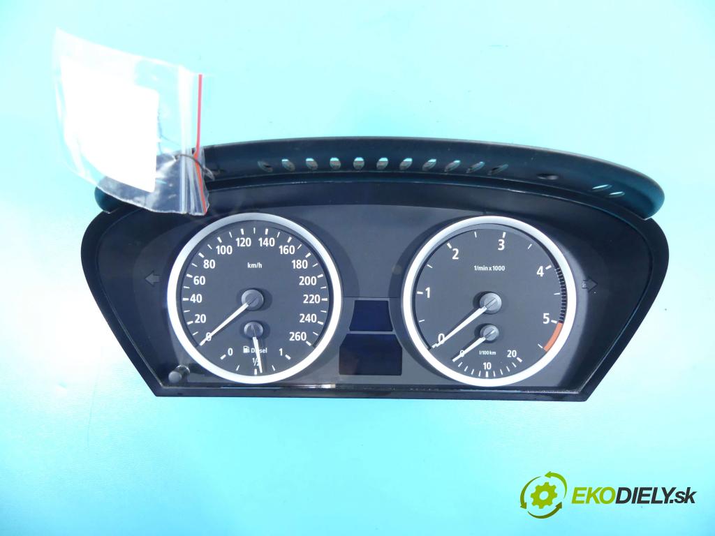 Bmw 5 E60 2003-2010 2.5d 163 HP manual 120 kW 2497 cm3 5- prístrojovka/ budíky 110080231/371 (Prístrojové dosky, displeje)