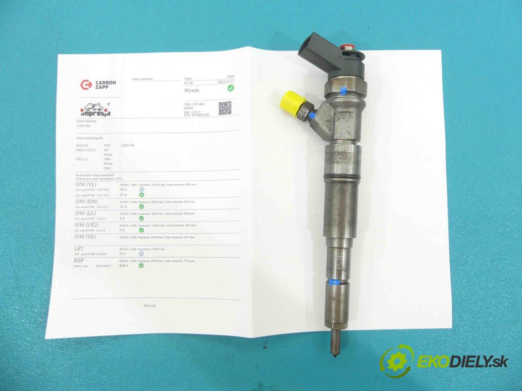 Bmw 5 E60 2003-2010 2.5d 163 HP manual 120 kW 2497 cm3 5- vstrek 0445110212 (Vstrekovače)