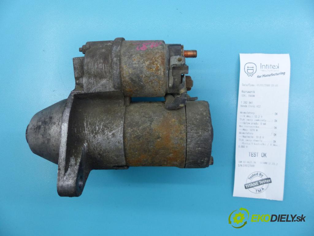 Honda Civic VII 2000-2006 1.7 cdti 101 HP manual 74 kW 1686 cm3 5- štartér 8971891181 (Štartéry)