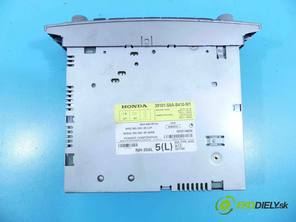 Honda Civic VII 2000-2006 1.7 cdti 101 HP manual 74 kW 1686 cm3 5- Radio originál 39101-S6A-B410-M1