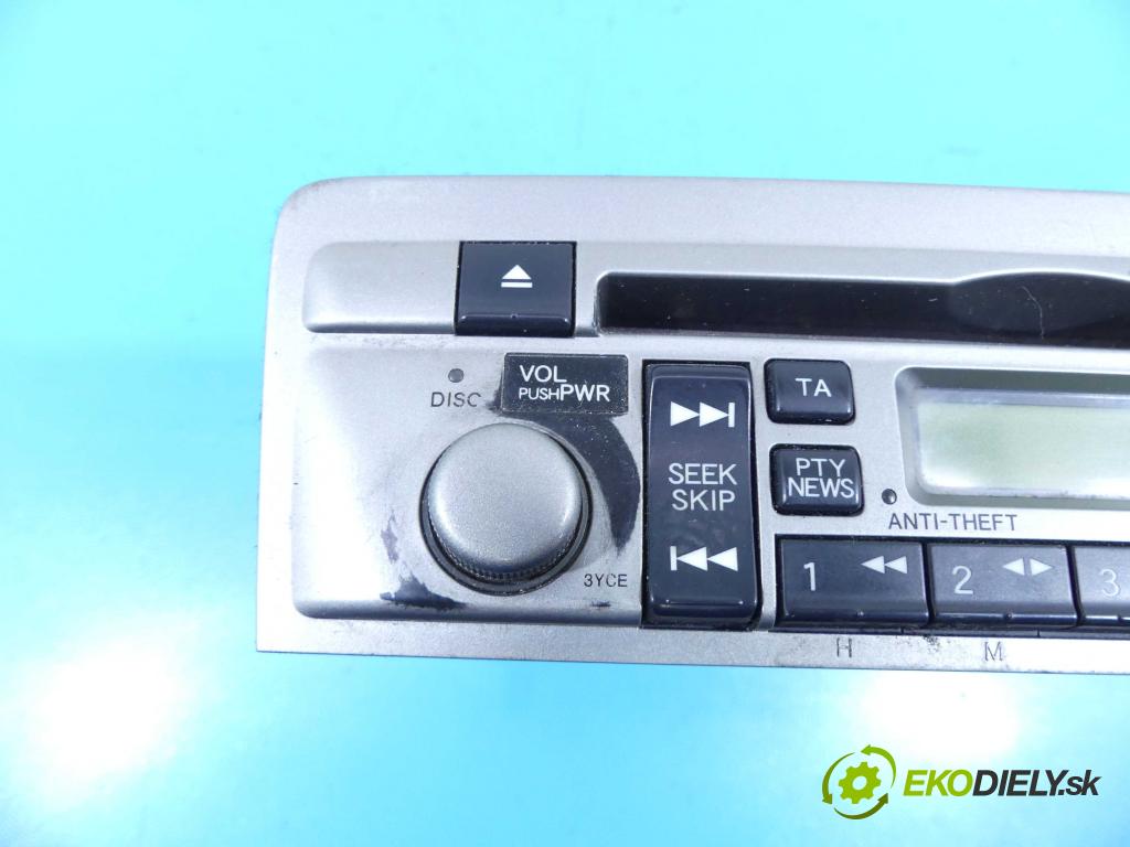 Honda Civic VII 2000-2006 1.7 cdti 101 HP manual 74 kW 1686 cm3 5- Radio originál 39101-S6A-B410-M1