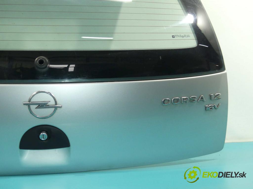 Opel Corsa C 2000-2006 1.2 16v 75 hp manual 55 kW 1199 cm3 5- zadní kufrové dveře  (Zadní kapoty)