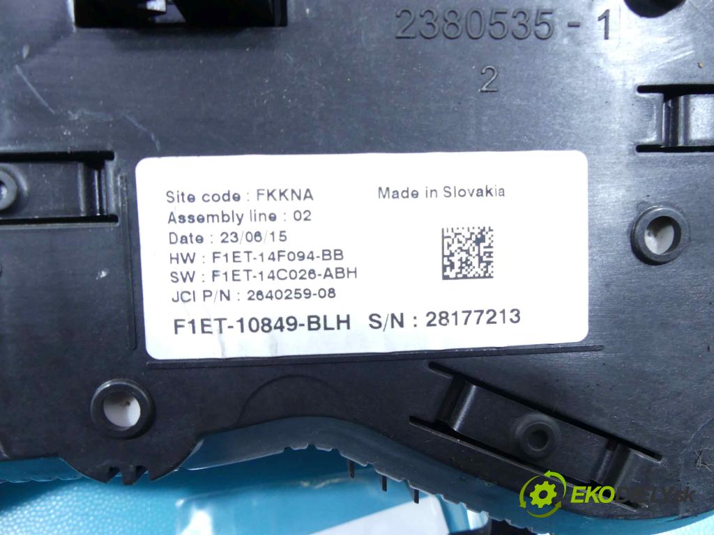 Ford C-Max II 2010-2019 1.5 tdci 120 HP manual 88 kW 1499 cm3 5- prístrojovka/ budíky F1ET-10849-BLH (Prístrojové dosky, displeje)