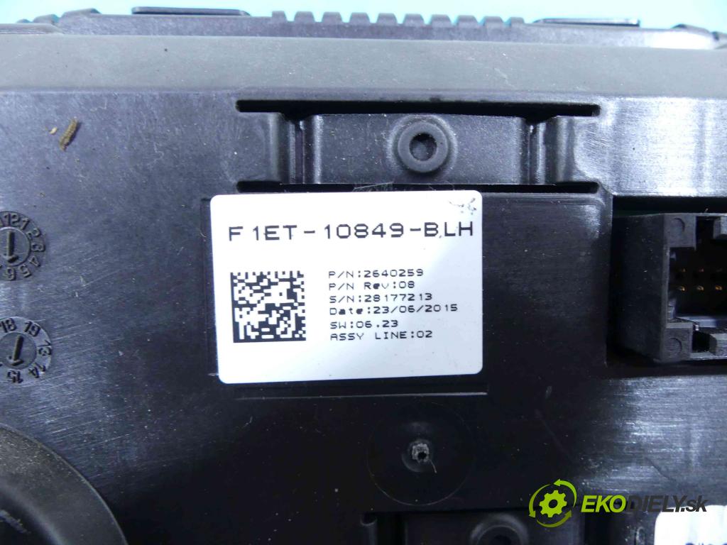 Ford C-Max II 2010-2019 1.5 tdci 120 HP manual 88 kW 1499 cm3 5- prístrojovka/ budíky F1ET-10849-BLH (Prístrojové dosky, displeje)