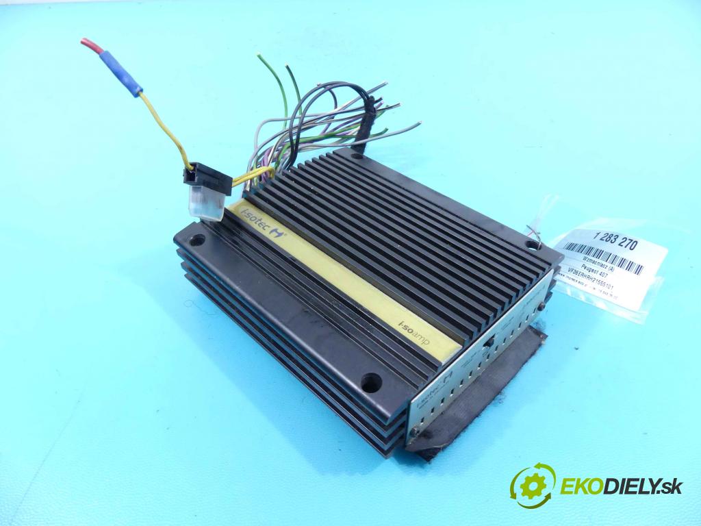 Peugeot 407 2.0 hdi 136 HP manual 100 kW 1997 cm3 5- Zesilovač:  (Zosilňovače)