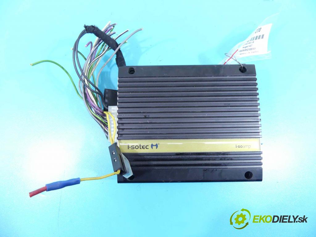 Peugeot 407 2.0 hdi 136 HP manual 100 kW 1997 cm3 5- Zesilovač:  (Zosilňovače)