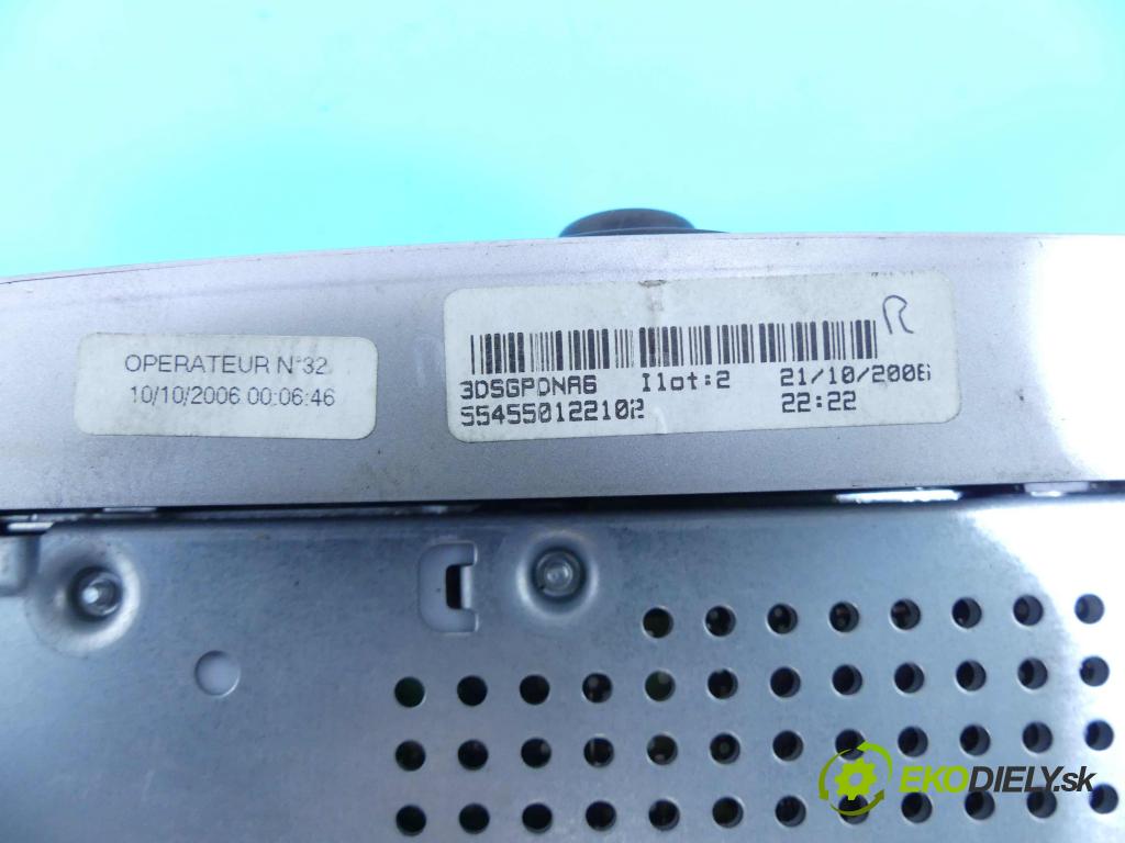 Peugeot 407 2.0 hdi 136 HP manual 100 kW 1997 cm3 5- Radio originál 96632912YP