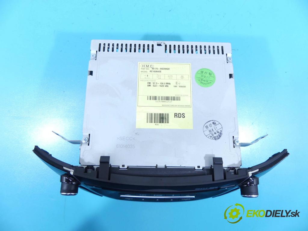 Hyundai I30 II 2012-2016 1.4 16v 100 HP manual 73,2 kW 1396 cm3 5- Radio originál 96170-A6200GU