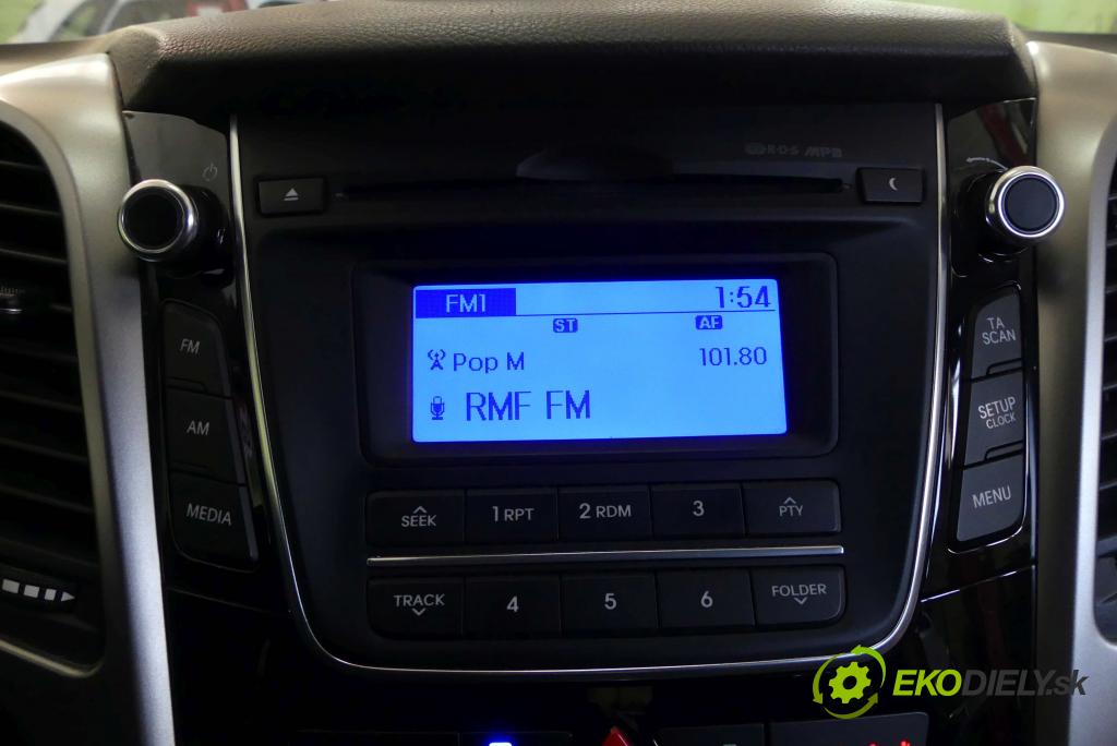 Hyundai I30 II 2012-2016 1.4 16v 100 HP manual 73,2 kW 1396 cm3 5- Radio originál 96170-A6200GU