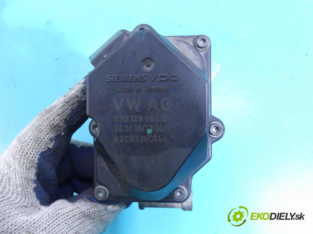 Vw Caddy III 2K 2003-2015 1.9 tdi 75 HP manual 55 kW 1896 cm3 5- klapka 03G128063Q (Škrtiace klapky)