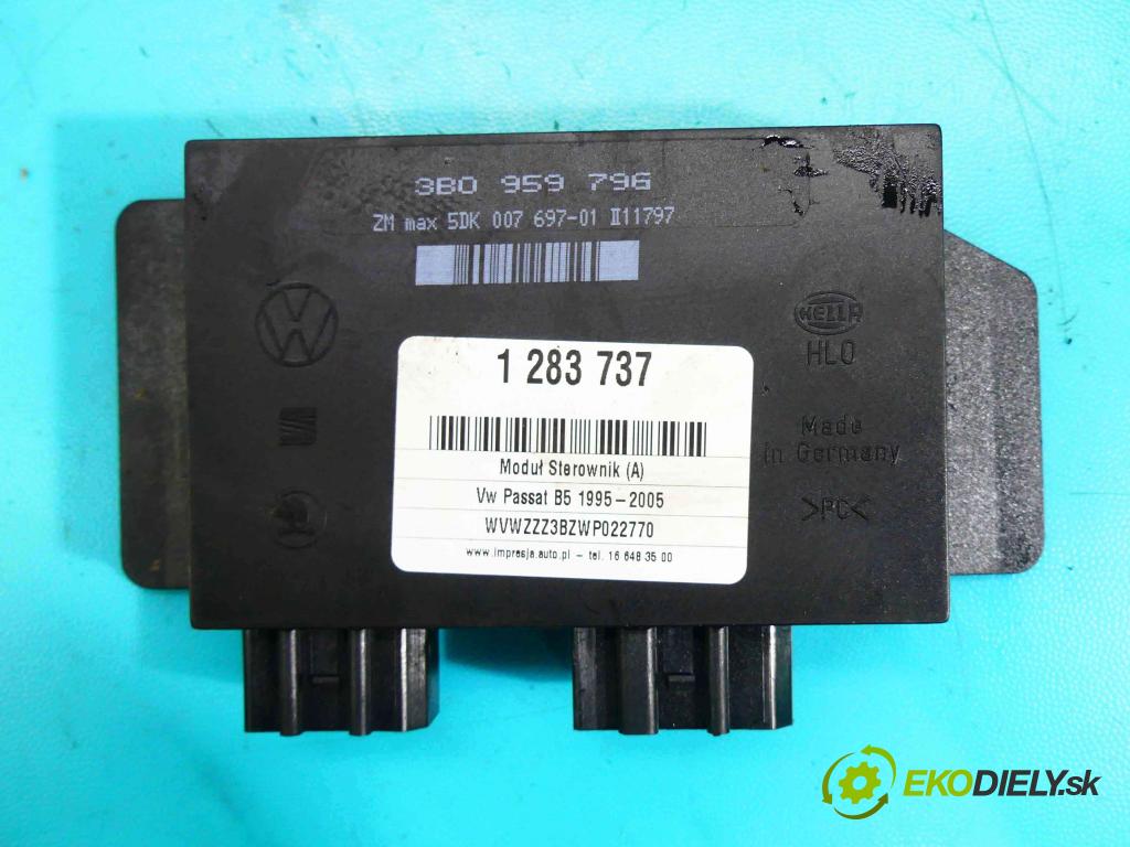 Vw Passat B5 1995-2005 1.9 tdi 90 HP manual 66 kW 1896 cm3 4- modul riadiaca jednotka 3B0959796 (Ostatné)