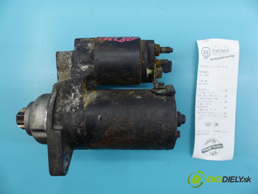 Audi A3 8L 1996-2003 1.8 T 150 HP manual 110 kW 1781 cm3 5- štartér  (Štartéry)