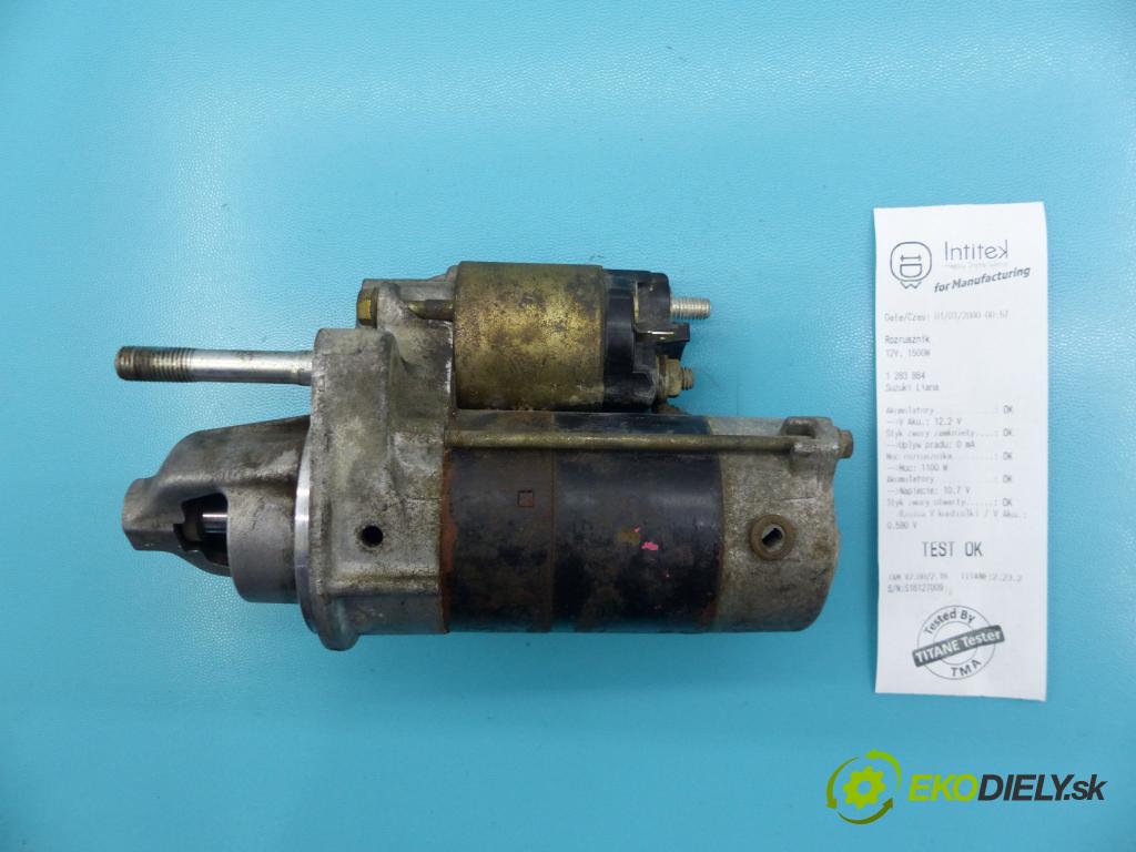 Suzuki Liana 1.6 16v 103 HP manual 76 kW 1586 cm3 5- štartér 228000-8930 (Štartéry)