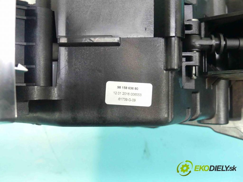 DS 4 2015-2020 1.6 hdi 120 HP automatic 88 kW 1560 cm3 5- Páka: Změny: stupeň,rýchlosť 9815863680 (Rýchlostné páky / kulisy)