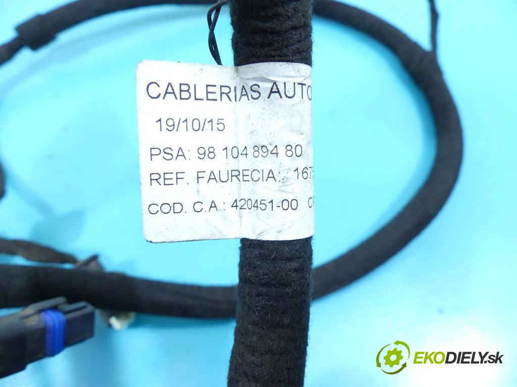 DS 4 2015-2020 1.6 hdi 120 hp automatic 88 kW 1560 cm3 5- Balíček: nárazníku zadní 9810489480
