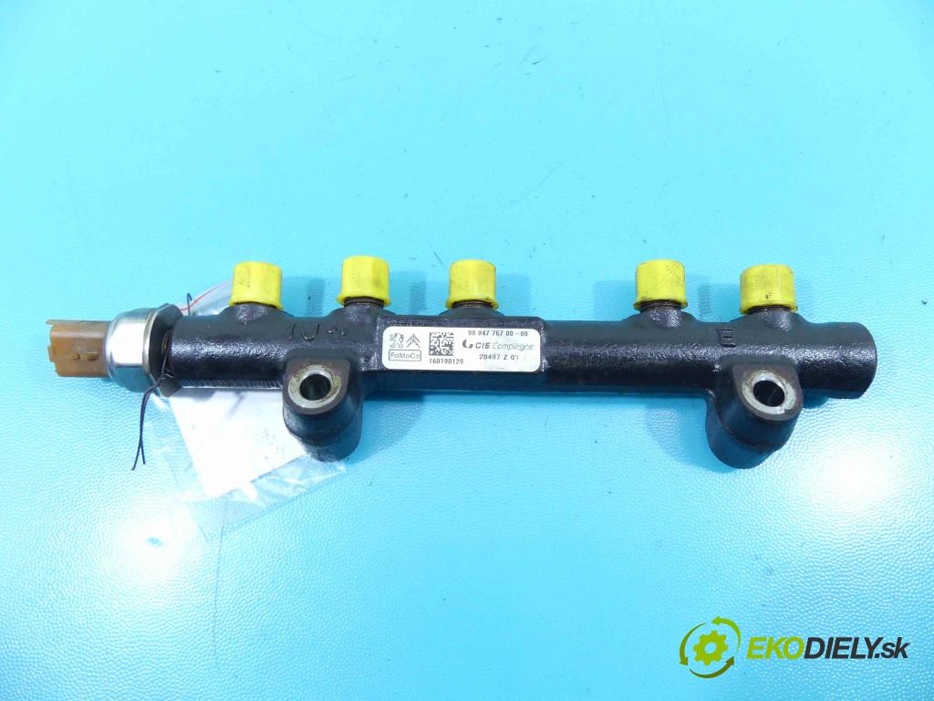 DS 4 2015-2020 1.6 hdi 120 HP automatic 88 kW 1560 cm3 5- lišta vstrekovacia 9804776780 (Vstrekovacie lišty)