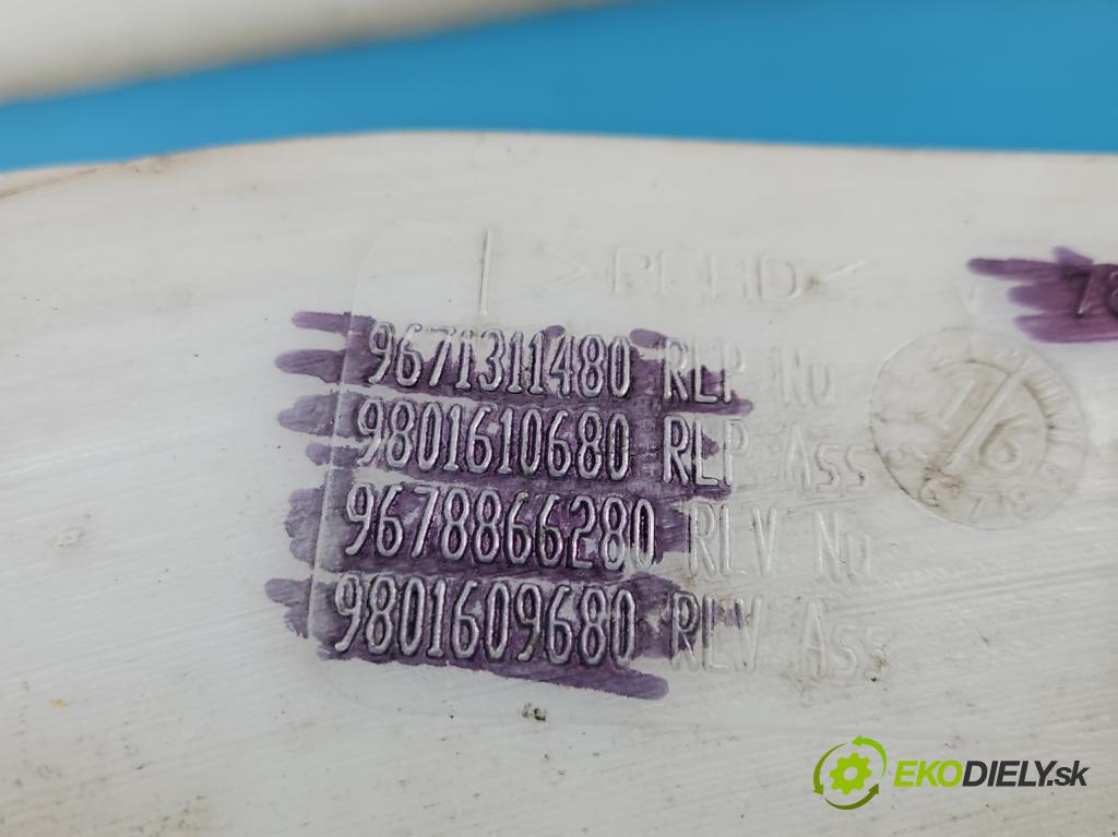 DS 4 2015-2020 1.6 hdi 120 hp automatic 88 kW 1560 cm3 5- nádržka tekutina: ostřikovačů 9671311480