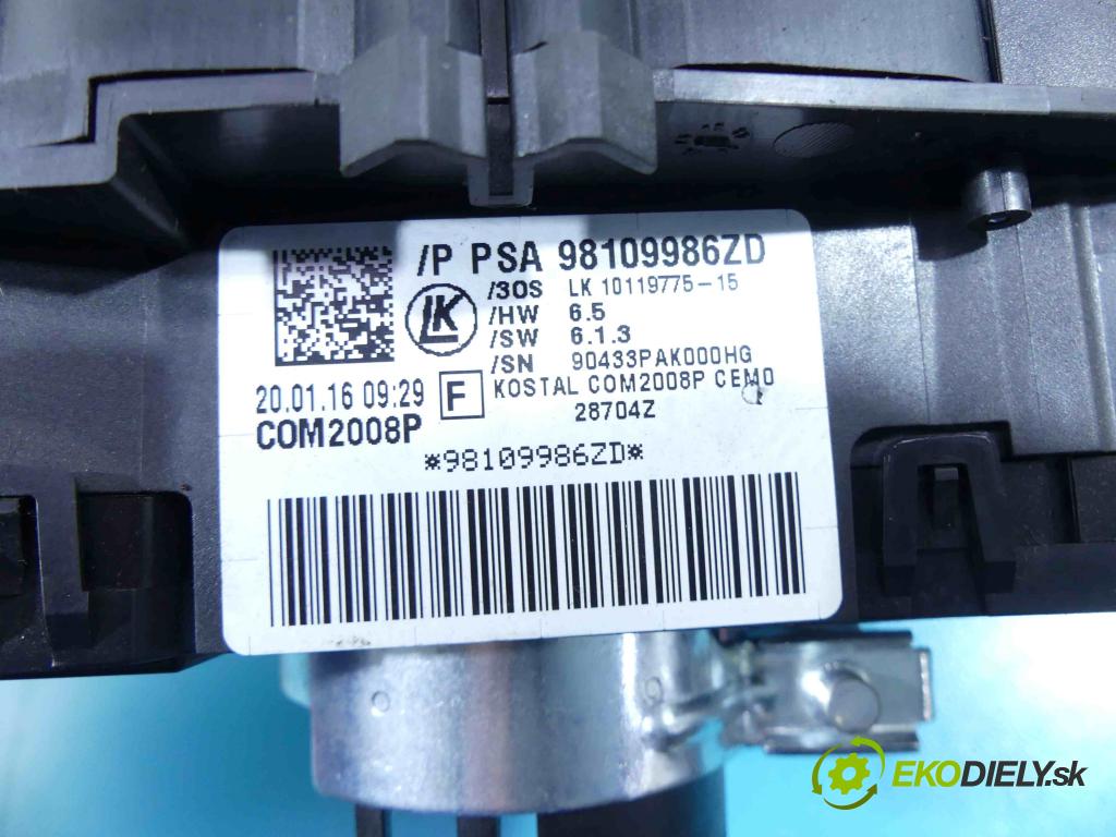 DS 4 2015-2020 1.6 hdi 120 HP automatic 88 kW 1560 cm3 5- prepínač 98109986ZD