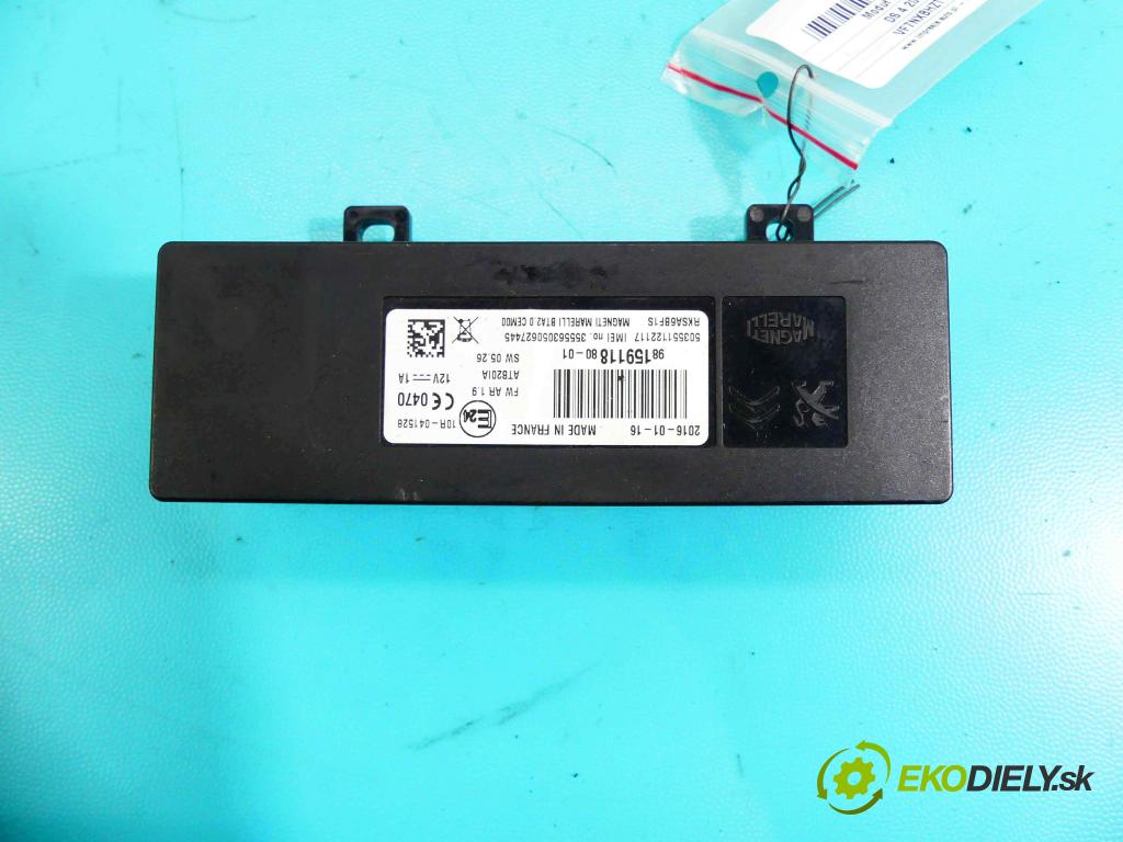 DS 4 2015-2020 1.6 hdi 120 HP automatic 88 kW 1560 cm3 5- modul riadiaca jednotka 9815911880 (Ostatné)