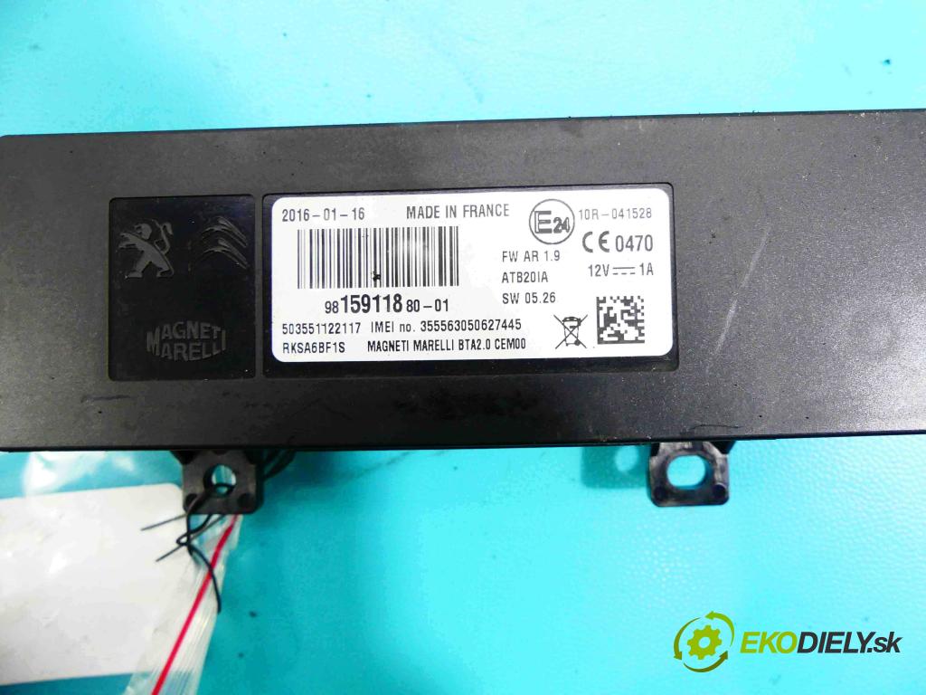 DS 4 2015-2020 1.6 hdi 120 HP automatic 88 kW 1560 cm3 5- modul riadiaca jednotka 9815911880 (Ostatné)