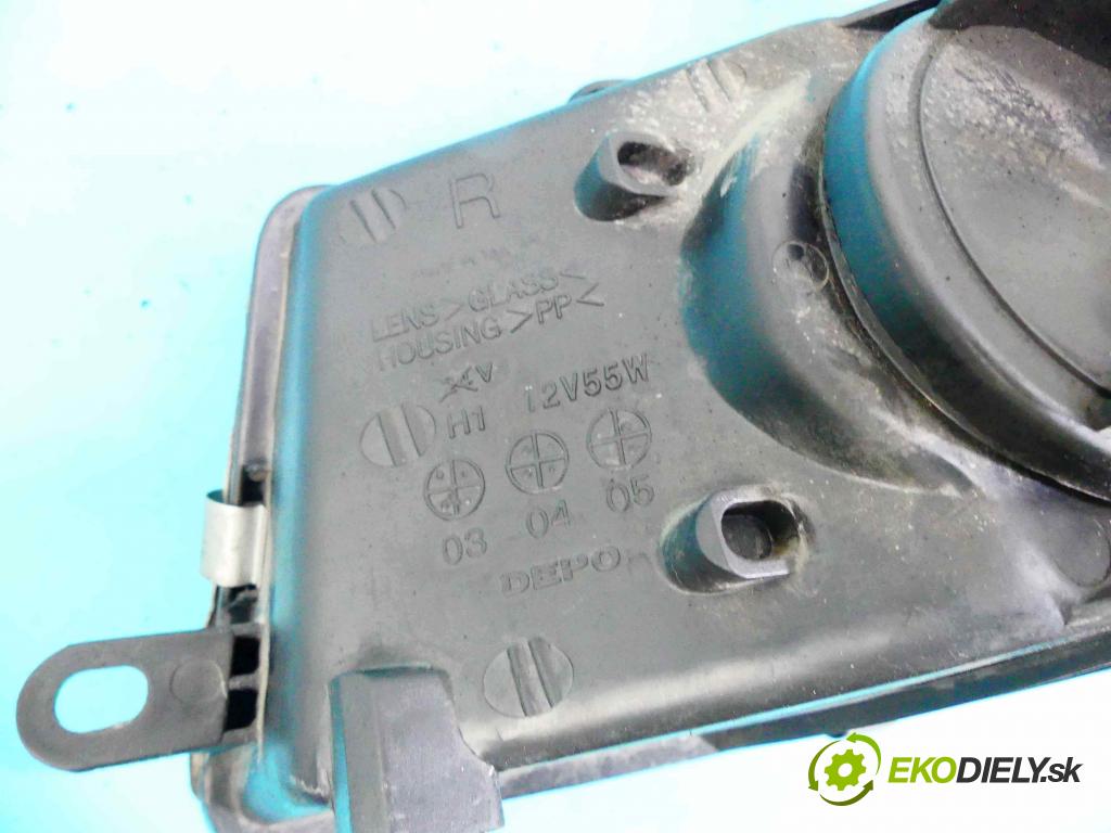 Seat Toledo I 1991-1998 1.9 tdi 90 HP manual 66 kW 1896 cm3 5- Reflektor: pravý  (Pravé)