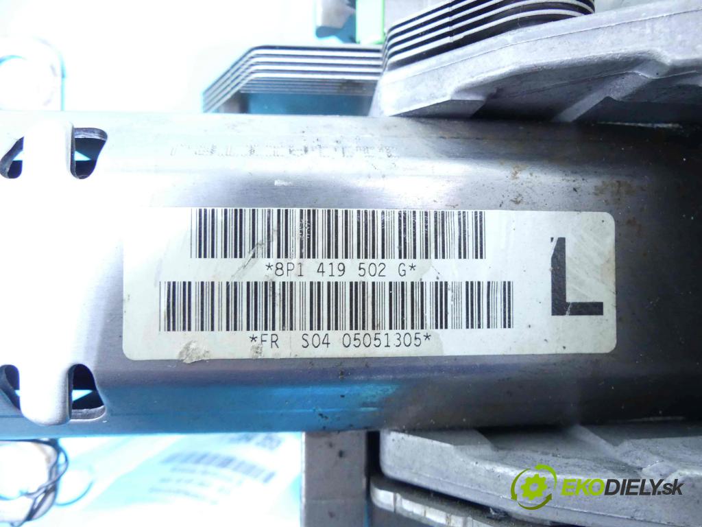 Audi A3 8P 2003-2012 1.9 tdi 105 HP manual 77 kW 1896 cm3 3- Sloupec: volant 8P1419502G (Tyče riadenia (volantu))