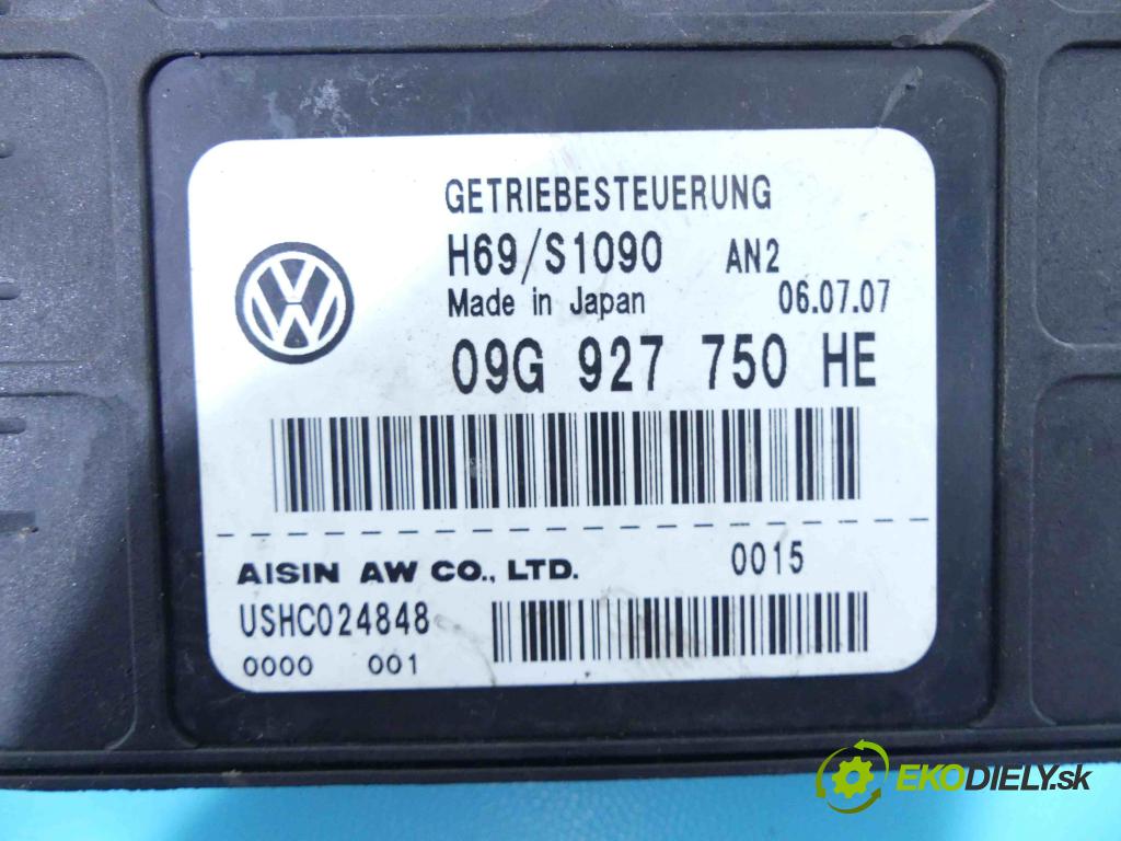 Vw Jetta V 2005-2010 2.5 150 HP automatic 110 kW 2480 cm3 4- modul riadiaca jednotka 09G927750HE (Ostatné)