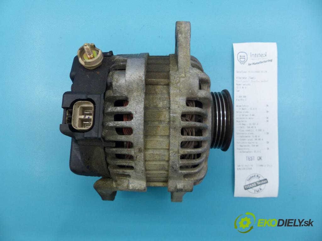 Kia Rio I 1999-2005 1.3 82 hp manual 60 kW 1343 cm3 5- Alternator AB180140 (Alternátory)