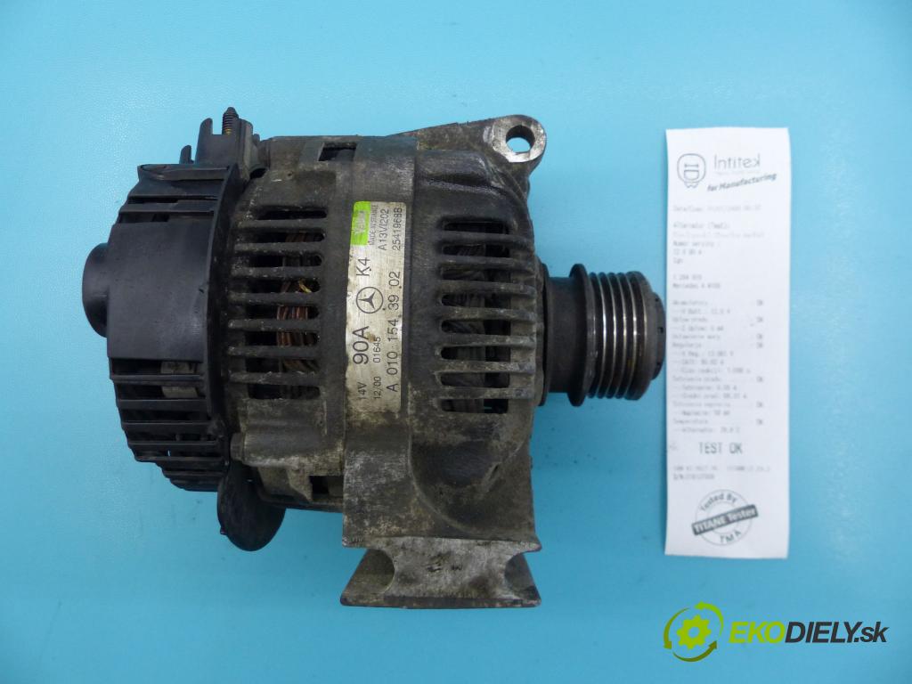 Mercedes A W168 1997-2004 1.7 cdi 90 hp automatic 66 kW 1689 cm3 5- Alternator A0101543902 (Alternátory)