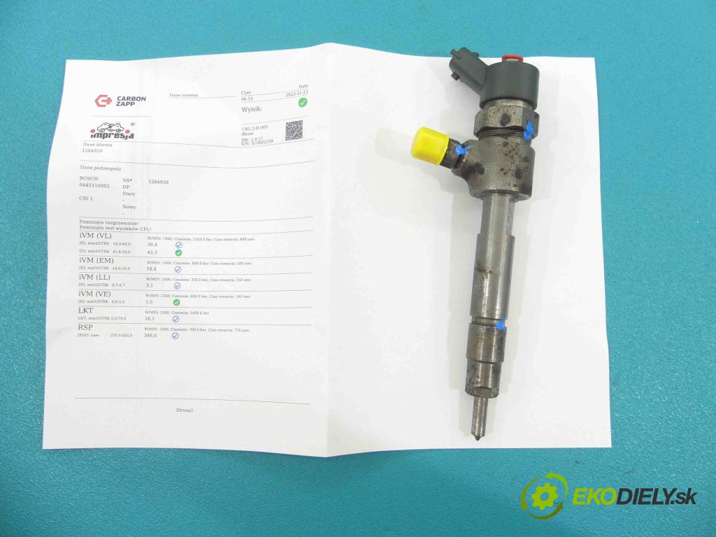 Alfa romeo 166 2.4 jtd 136 HP manual 100 kW 2387 cm3 4- vstrek 0445110002 (Vstrekovače)