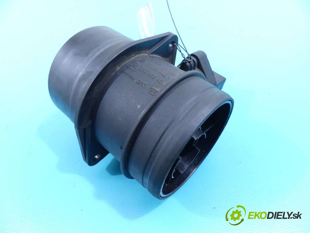 Vw Passat B6 2005-2010 2.0 tdi 140 HP manual 103 kW 1968 cm3 5- průtokoměr: 0281002461 (Váhy vzduchu)