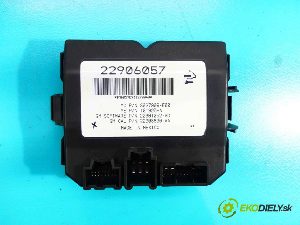 Opel Insignia A 2008-2017 2.0 cdti (A20DTH) 160 HP automatic 118 kW 1956 cm3 5- modul riadiaca jednotka 22906057 (Ostatné)