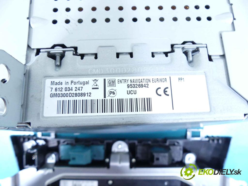 Opel Insignia A 2008-2017 2.0 cdti (A20DTH) 160 HP automatic 118 kW 1956 cm3 5- Radio originál 95326942