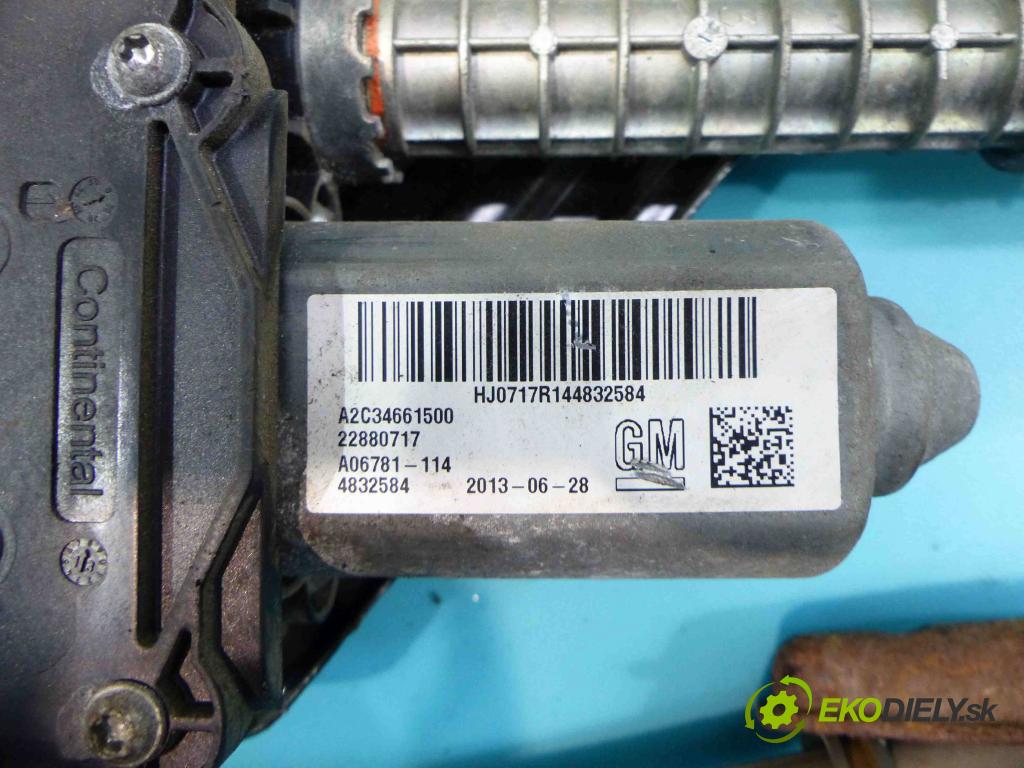 Opel Insignia A 2008-2017 2.0 cdti (A20DTH) 160 HP automatic 118 kW 1956 cm3 5- Brzda manuál: elektrický: 22880717 (Ručné brzdy)