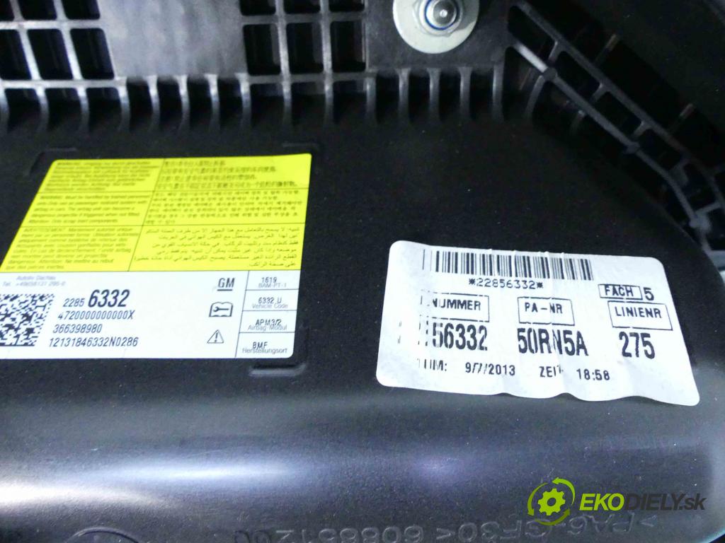 Opel Insignia A 2008-2017 2.0 cdti (A20DTH) 160 HP automatic 118 kW 1956 cm3 5- kokpit,pristrojová doska rozdeľovacia 22856332