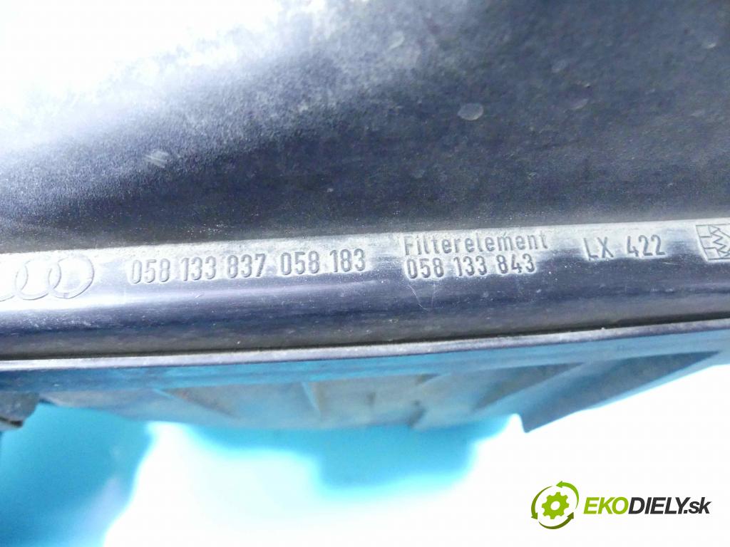 Audi A4 B5 1994-2001 1.8 20v 125 HP manual 92 kW 1781 cm3 4- obal filtra vzduchu 058133843 (Obaly filtrov vzduchu)