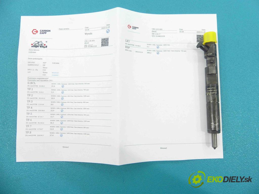 Renault Kangoo I 1998-2008 1.5 dci 69KM manual 51 kW 1461 cm3 5- vstrek EJBR02101Z (Vstrekovače)