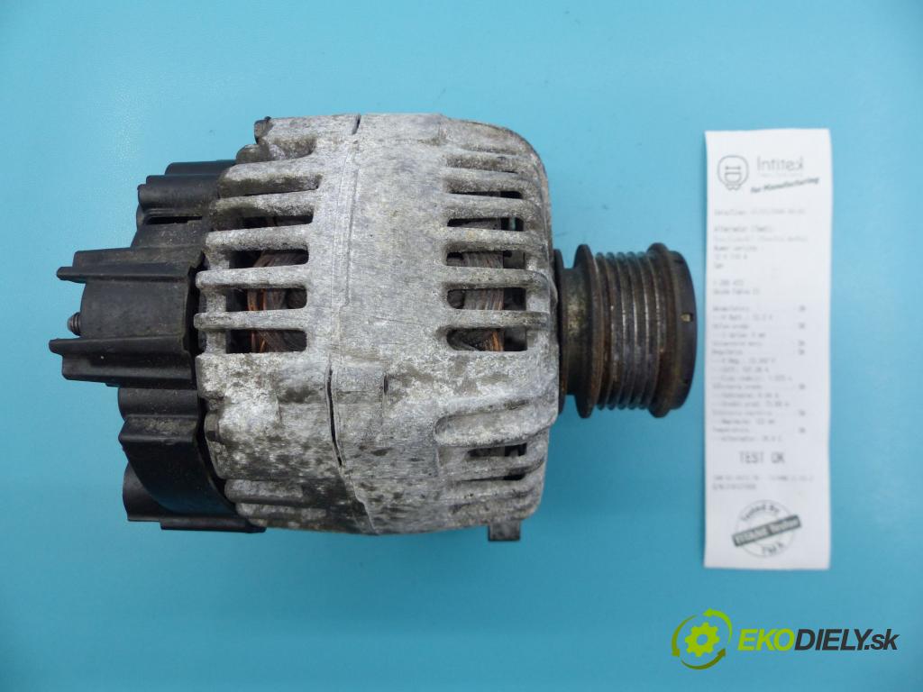 Skoda Fabia II 2007-2014 1.6 tdi 75 hp manual 55 kW 1598 cm3 5- Alternator 06F903023E (Alternátory)