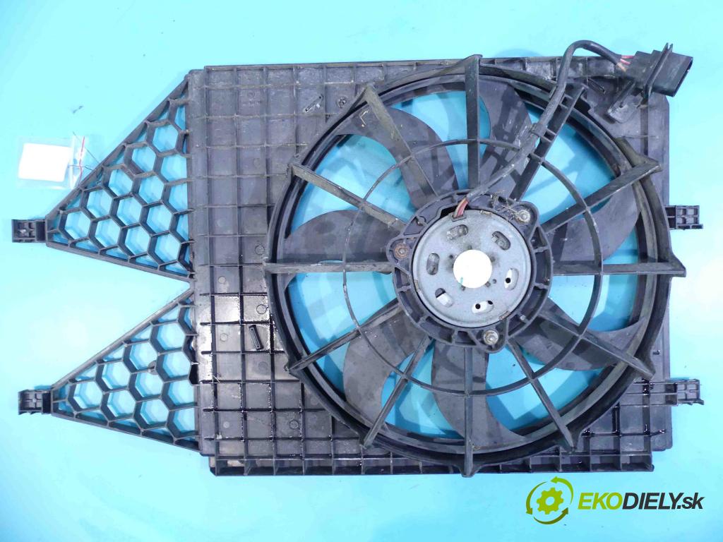 Skoda Fabia II 2007-2014 1.6 tdi 75 HP manual 55 kW 1598 cm3 5- Ventilátor chladiča 6R0121207A
