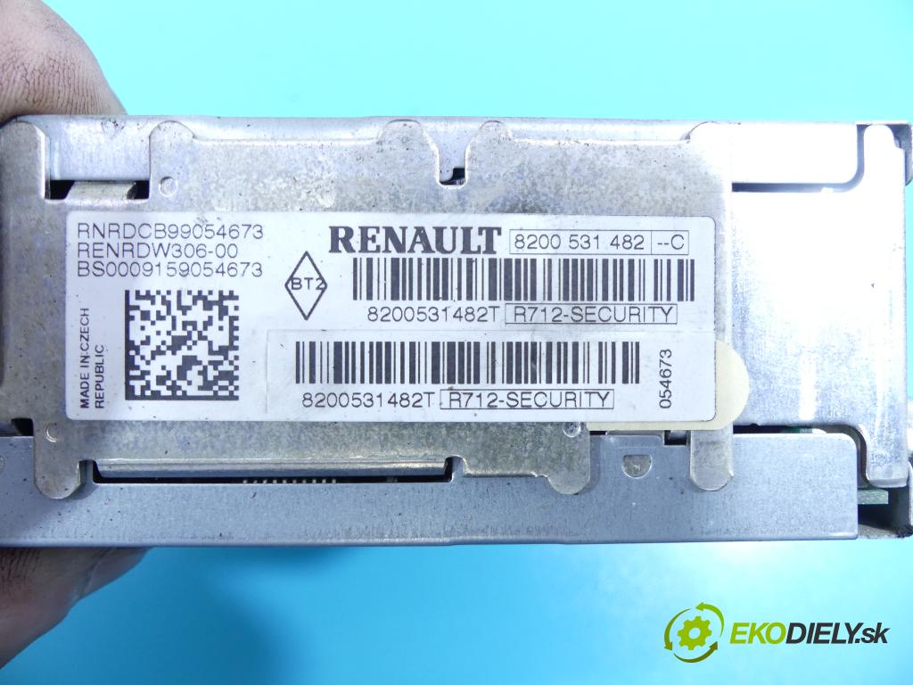 Renault Kangoo II 2008- 1.5 dci 86 HP manual 63 kW 1461 cm3 5- Radio originál 8200531482-C