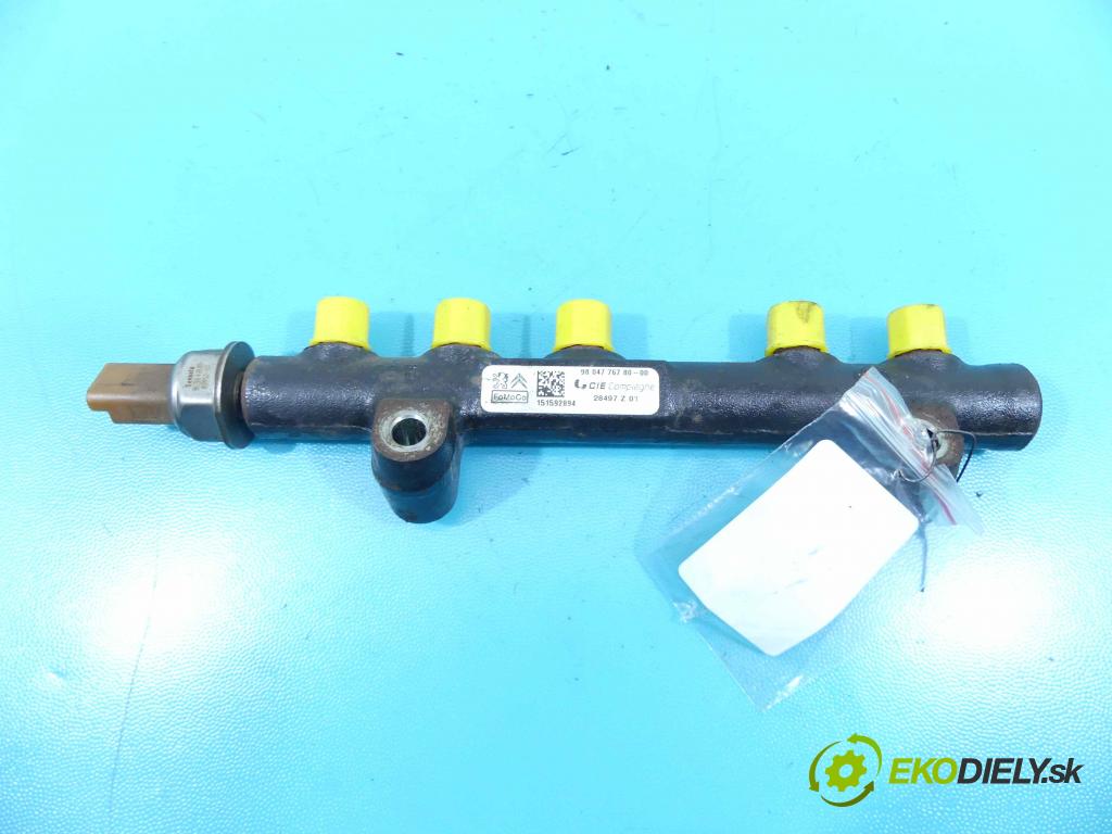 Ford C-Max II 2010-2019 1.5 tdci 120 HP manual 88 kW 1499 cm3 5- lišta vstrekovacia 9804776780 (Vstrekovacie lišty)