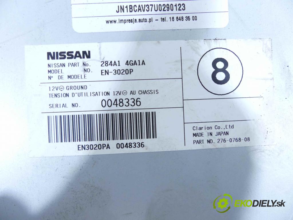 Infiniti Q50 I 2013-2017 2.0 T 211KM automatic 155 kW 1991 cm3 4- modul riadiaca jednotka 284A1-4GA1A (Ostatné)