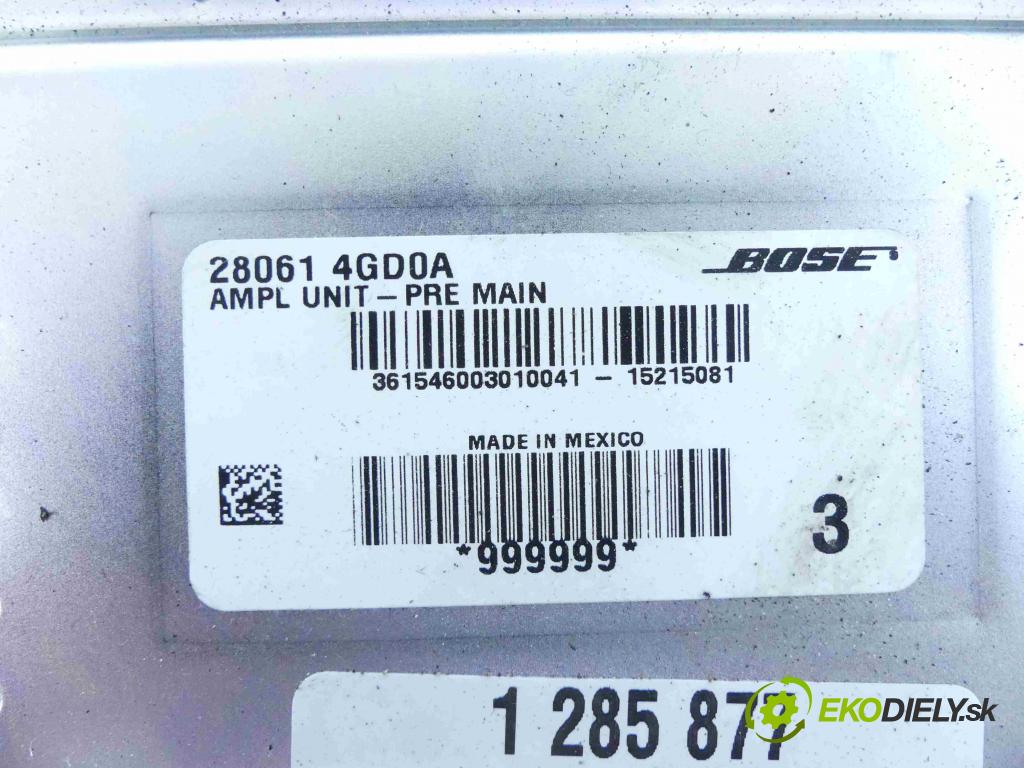 Infiniti Q50 I 2013-2017 2.0 T 211KM automatic 155 kW 1991 cm3 4- Zesilovač: 28061-4GD0A (Zosilňovače)