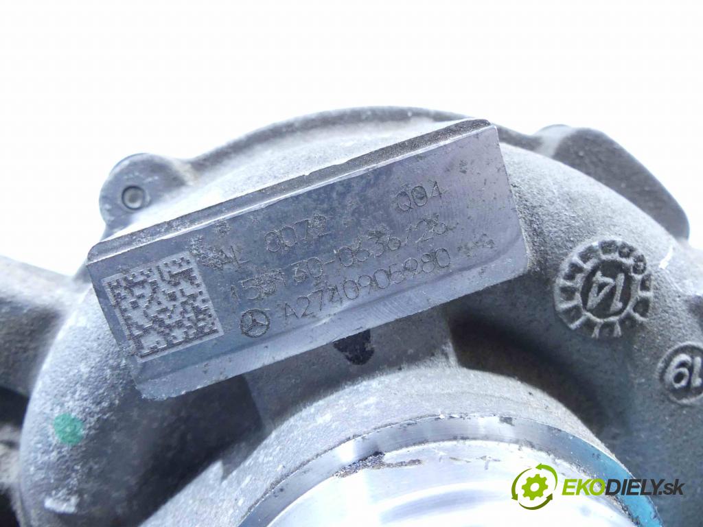 Infiniti Q50 I 2013-2017 2.0 T 211KM automatic 155 kW 1991 cm3 4- turbodúchadlo, turbo A2740905980 (Turbodúchadlá (kompletné))