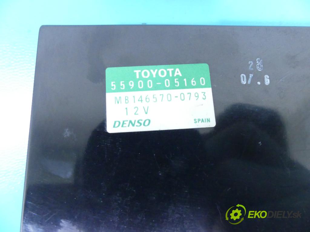 Toyota Avensis II T25 2003-2008 2.0 D4D 116 HP manual 85 kW 1995 cm3 4- panel kúrenia 55902-05050-G